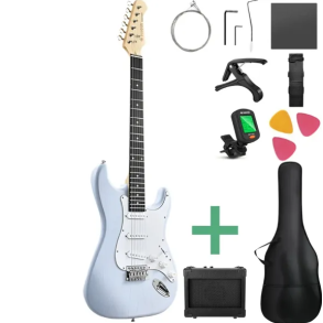 Donner DST-80 Electric Guitar Package Sonic Blue